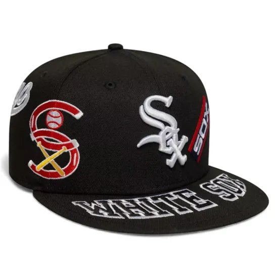 Jockey White Sox Negro 59Fifty All Over New Era