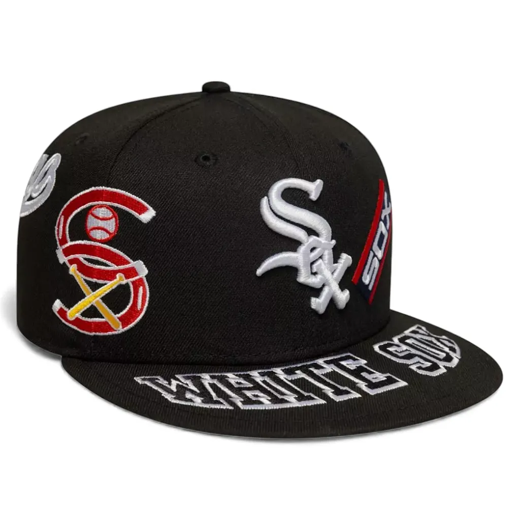 Jockey White Sox Negro 59Fifty All Over New Era