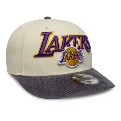 Jockey Lakers Cord Visor Beige OSFM New Era