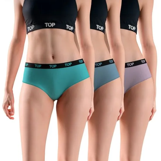Pack 3 Pantaletas Mujer Algodon C11 TOP