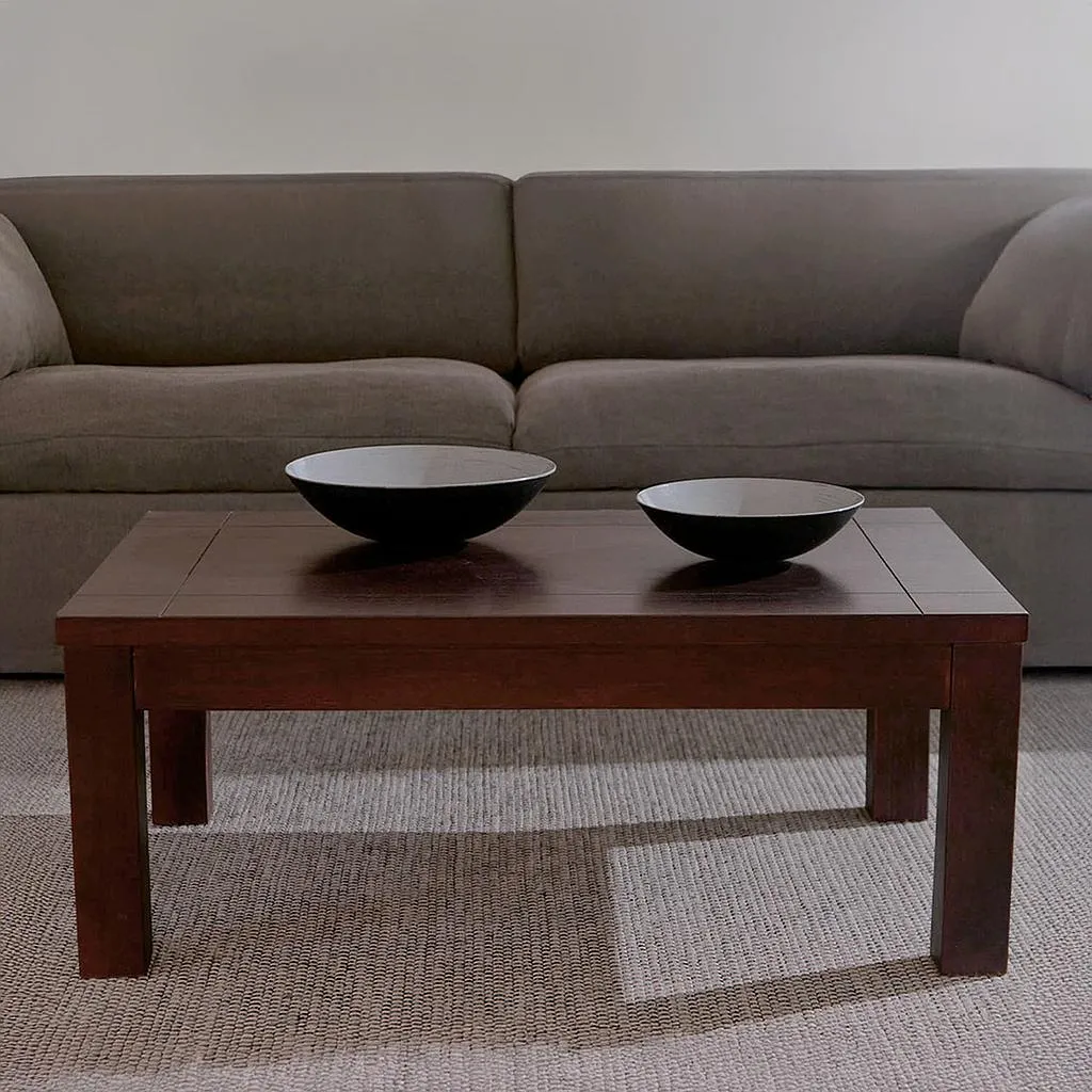 Mesa Centro Ñuble Chocolate 70x70x40 Cm