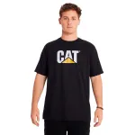 Polera Hombre Casual Logo Tee Black Cat