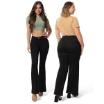 Jeans Mujer Mustang Black Strass Flare Divi