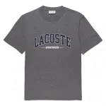 Polera Hombre Manga Corta Gris Lacoste
