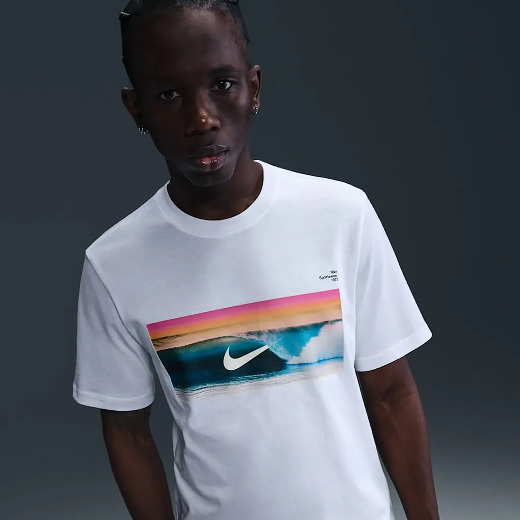 Polera Hombre Photo 2 White Nike