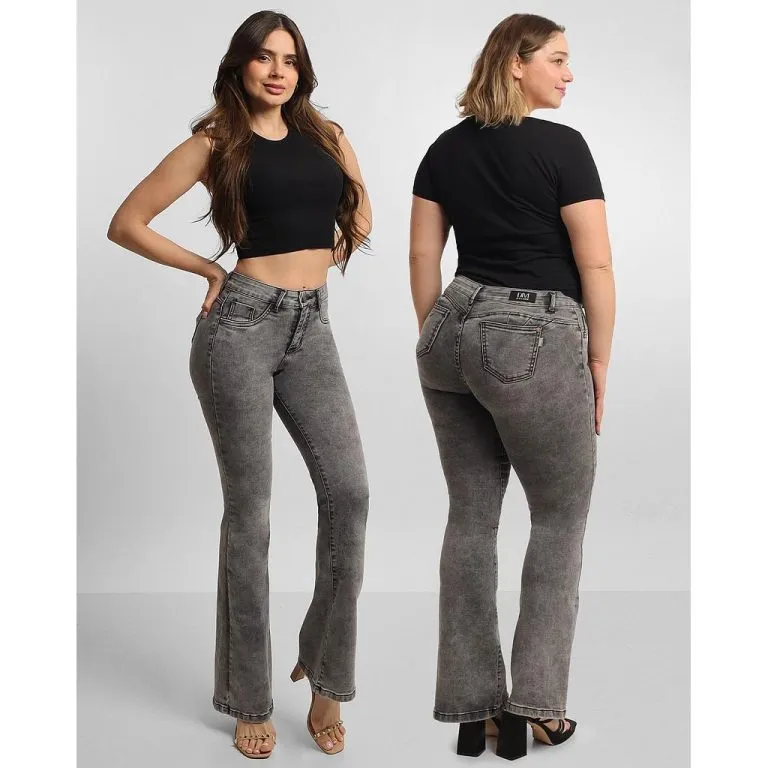 Jeans Mustang Grey Strass Divi Jeans
