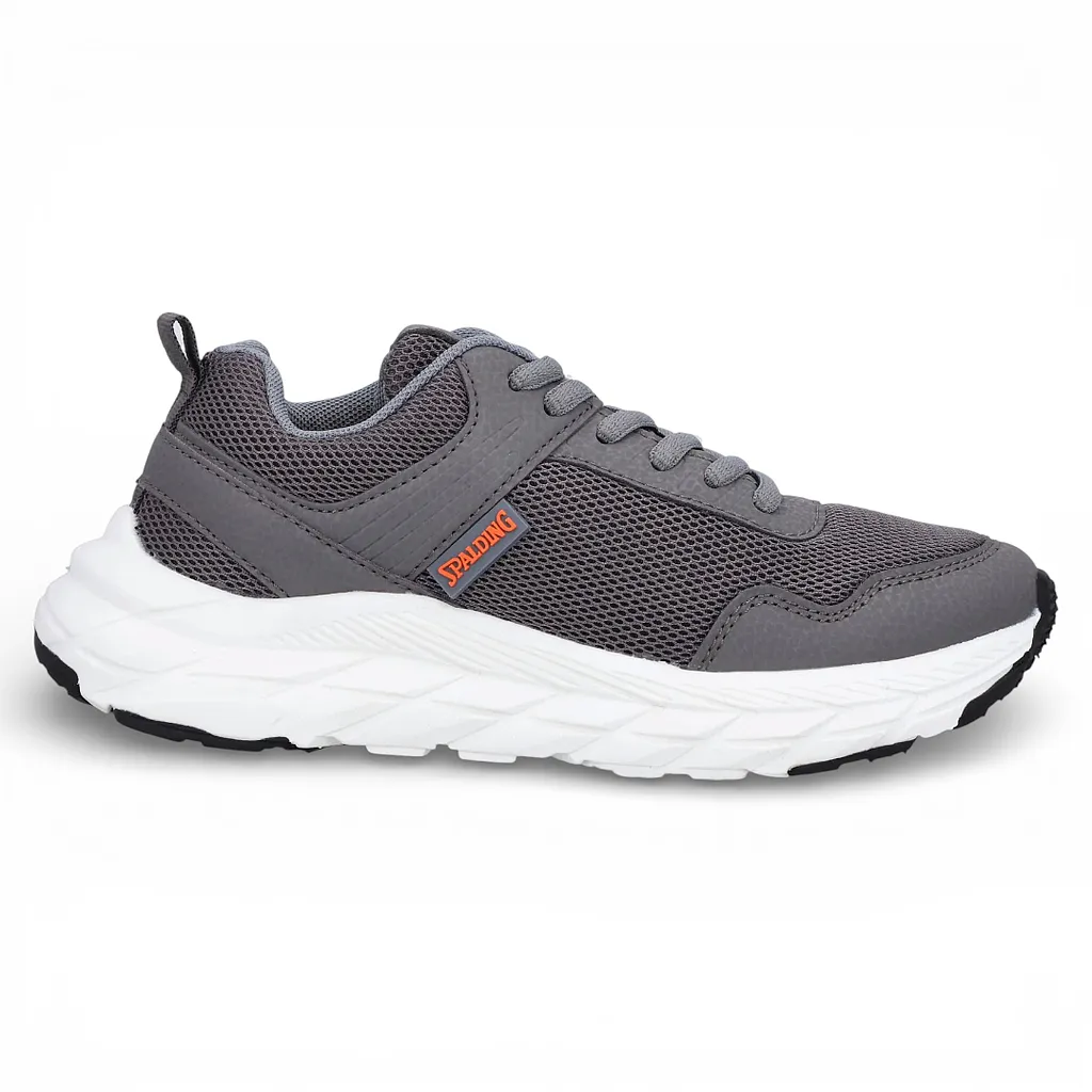 Zapatilla Niño Junior Ivar Gris/ Naranja Spalding