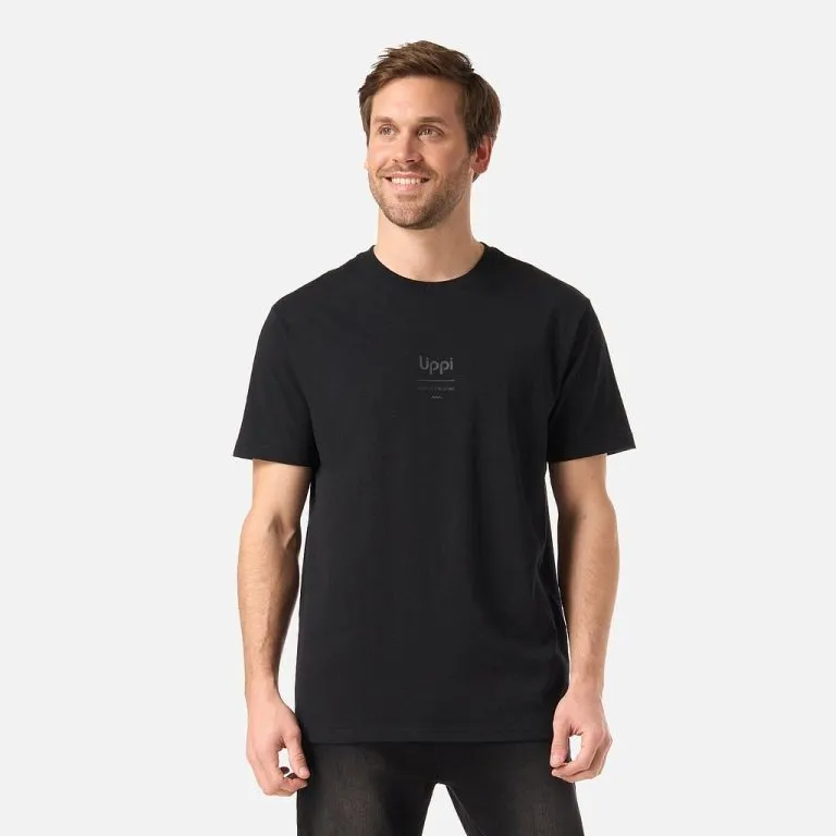 Polera Hombre Adventure Page T-Shirt Negro Lippi