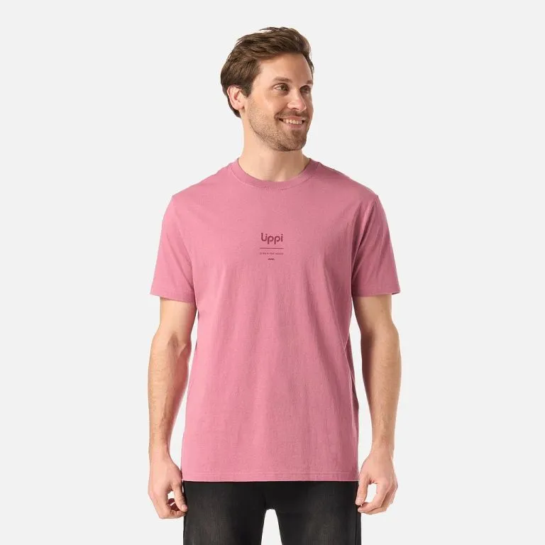 Polera Hombre Adventure Page T-Shirt Rosa Oscuro Lippi