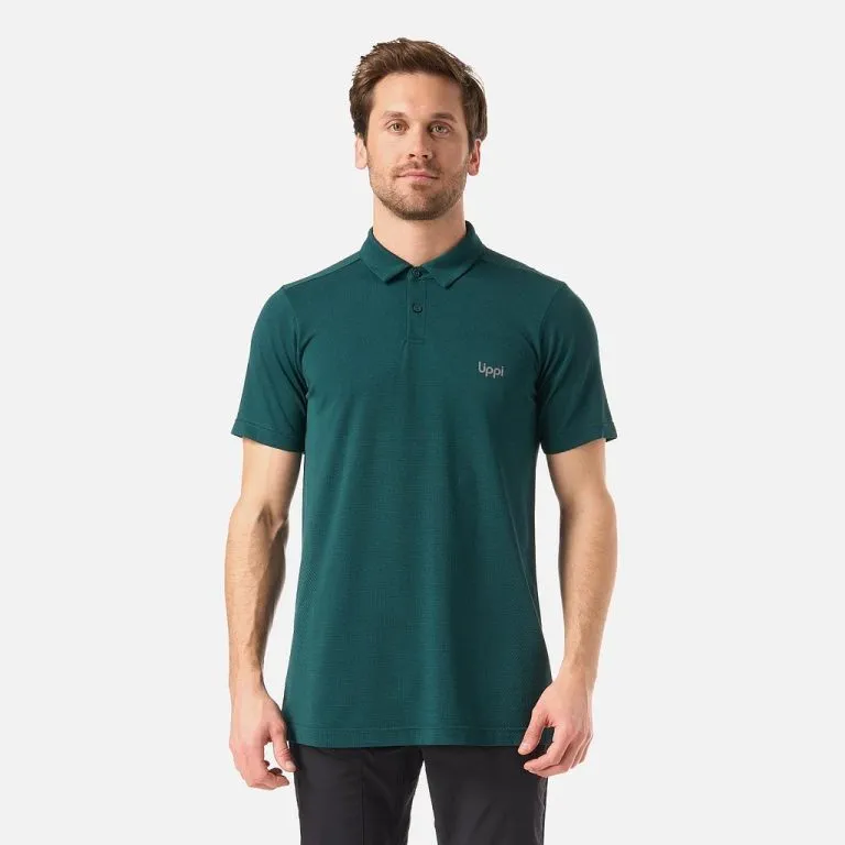 Polera Hombre B-Classic Seamless Polo Turquesa Lippi