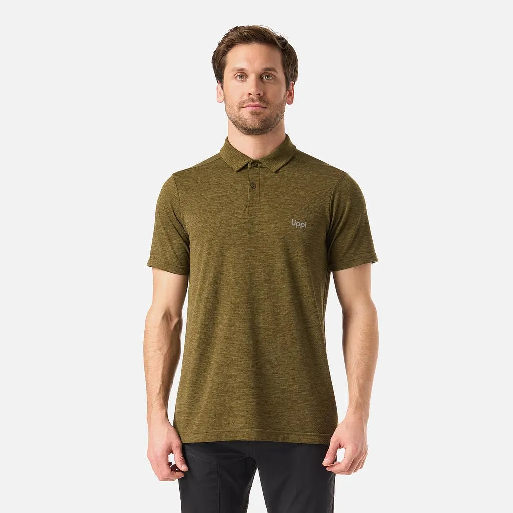 Polera Hombre Endura Cotton T-Shirt Verde Oliva Lippi