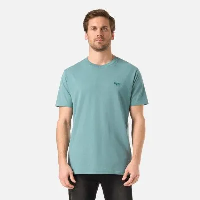 Polera Hombre Logo Lippi Back Print T-Shirt Turquesa Lippi