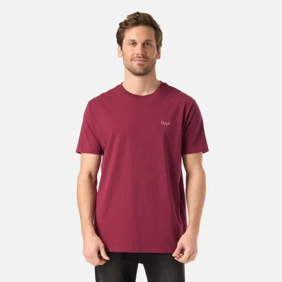 Polera Hombre Mountain Vibes T-Shirt Frambuesa Lippi
