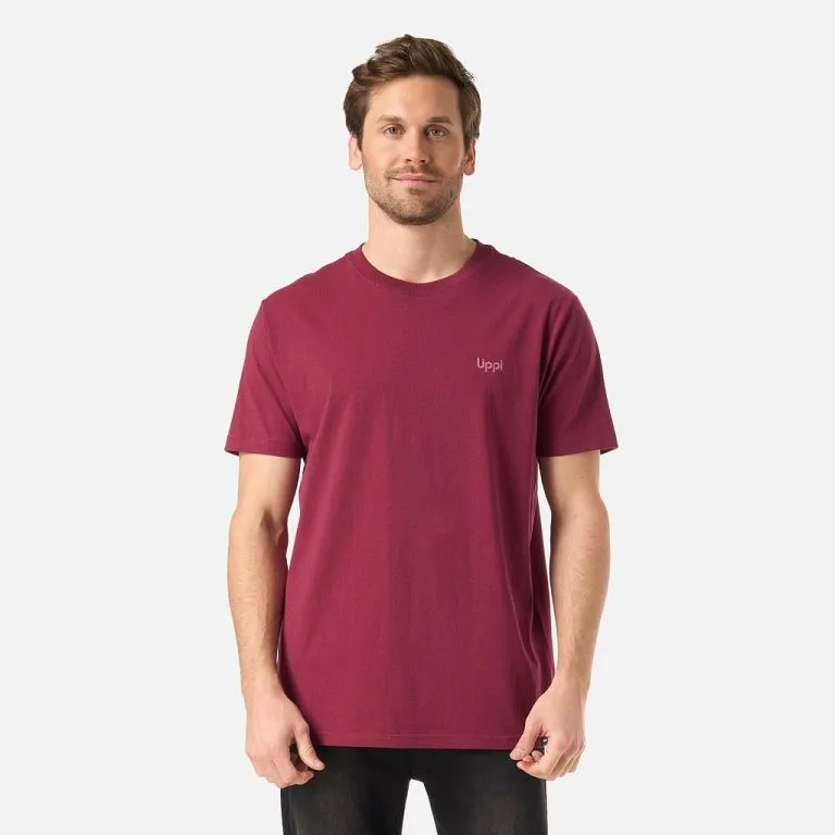 Polera Hombre Mountain Vibes T-Shirt Frambuesa Lippi