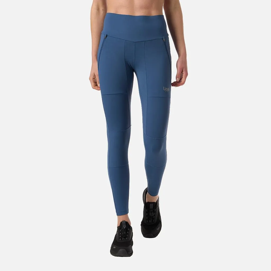 Calza Mujer PureTrek Q-Dry Leggings Azul Oscuro Lippi