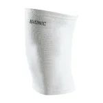 Rodillera Elástica Deportiva Blanca Soporte Básico Bionic