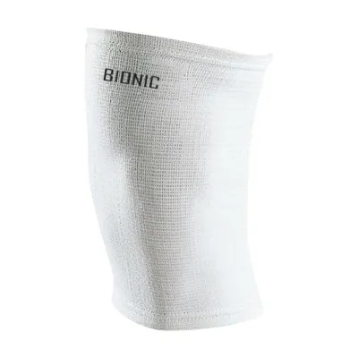 Rodillera Elástica Deportiva Blanca Soporte Básico Bionic