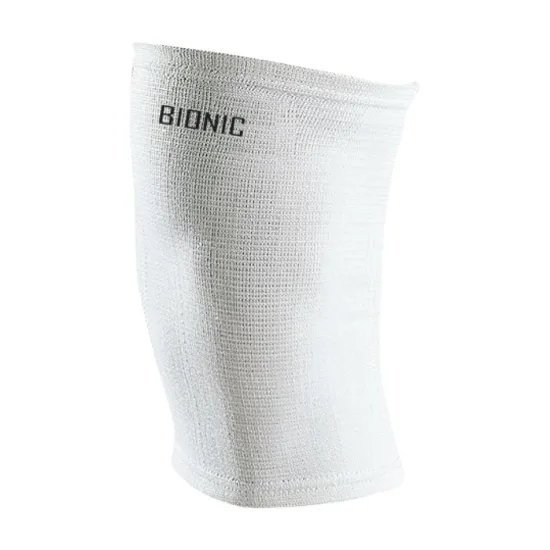 Rodillera Elástica Deportiva Blanca Soporte Básico Bionic