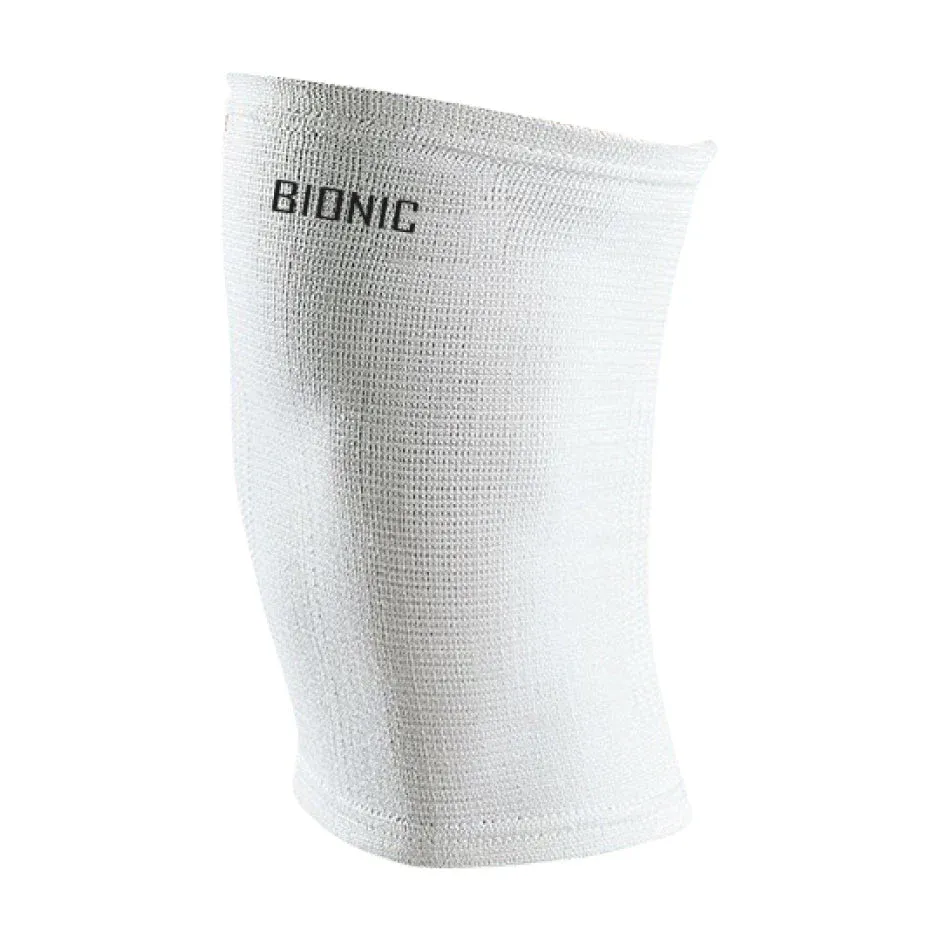 Rodillera Elástica Deportiva Blanca Soporte Básico Bionic