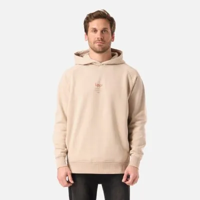 Poleron Hombre Ulmo Hoody Sweatshirt Beige Lippi