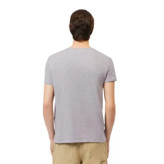 Polera Hombre Gris Clásica Lacoste - Imagen 2