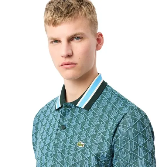 Polera Hombre Chemise Celeste Lacoste - Imagen 3