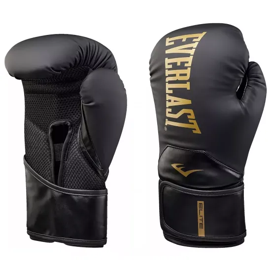 Guante Box Elite 2 Negro/Dorado Everlast - Imagen 2
