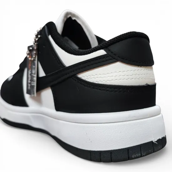 Zapatilla Urbana Mujer White Black Urban Pulse New Walk - Imagen 6