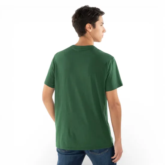 Polera Hombre Cuello V Verde Lacoste - Imagen 2