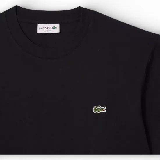 Polera Hombre Negra Lacoste - Imagen 3