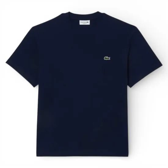 Polera Algodón Hombre TH7318 Azul Lacoste - Imagen 3