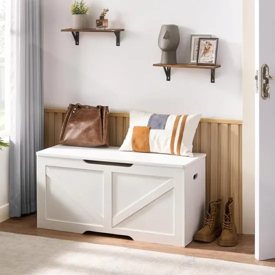 Baúl Banqueta Blanca Msa - Imagen 3