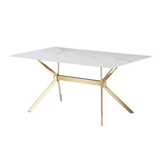 Comedor Rectangular Lifecas Gold + 6 Sillas Msa - Imagen 2