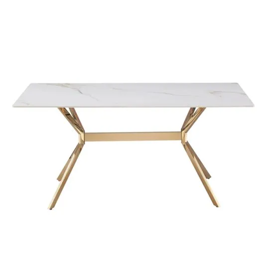 Comedor Rectangular Lifecas Gold + 6 Sillas Msa - Imagen 4