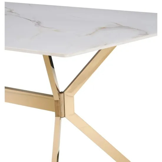 Comedor Rectangular Lifecas Gold + 6 Sillas Msa - Imagen 5