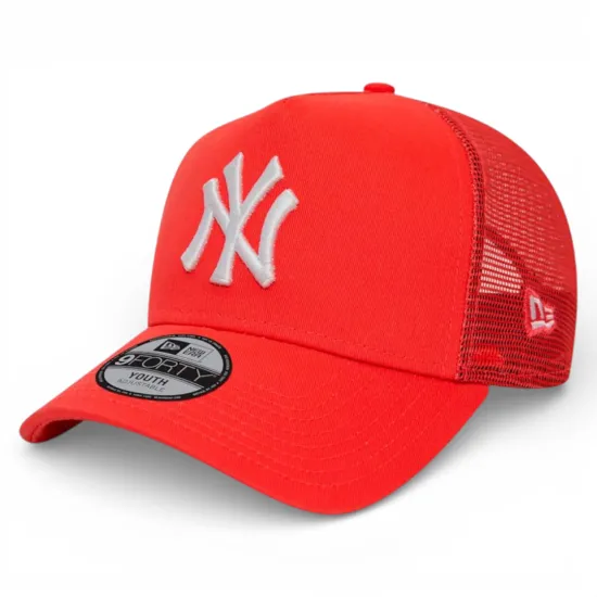 Jockey Youth Rojo New York Yankees Trucker Ajustable New Era - Imagen 2
