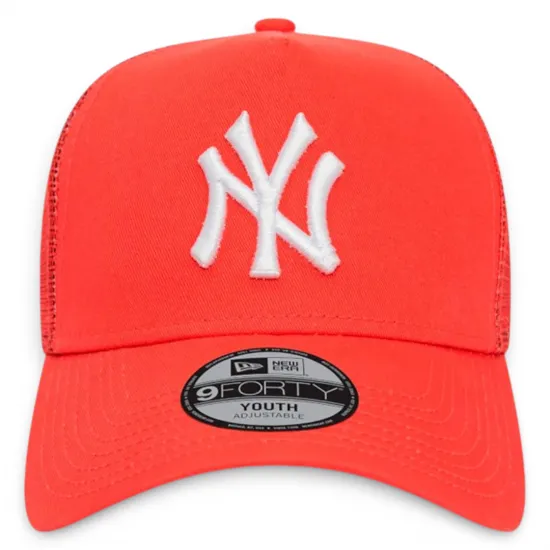 Jockey Youth Rojo New York Yankees Trucker Ajustable New Era - Imagen 3