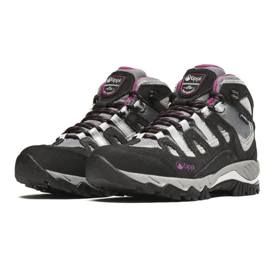 Botin Mujer Puelo Cs Hi Grafito Fucsia Lippi - Imagen 3