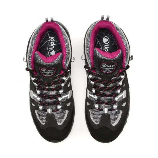 Botin Mujer Puelo Cs Hi Grafito Fucsia Lippi - Imagen 5