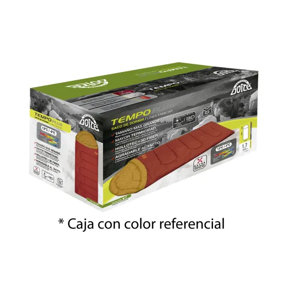 Saco Dormir Rectangular Tempo Plus Red Doite - Imagen 3