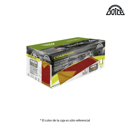 Saco Dormir Rectangular Compass Blue Doite - Imagen 3