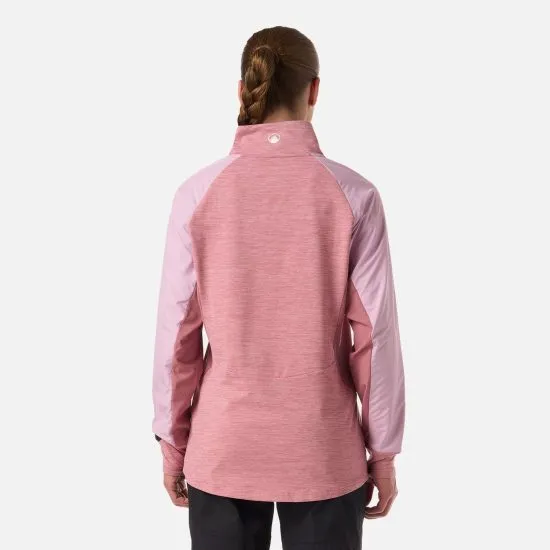 Poleron Mujer Egger 1/4 Zip Rosa Oscuro Lippi - Imagen 3