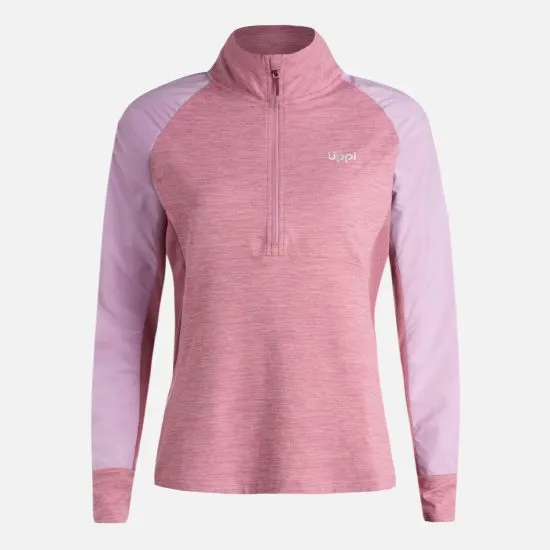 Poleron Mujer Egger 1/4 Zip Rosa Oscuro Lippi - Imagen 4