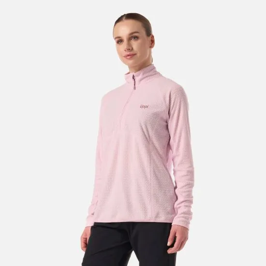 Poleron Mujer Jacaranda Nano-F 14 Zip Rosa Claro Lippi - Imagen 2