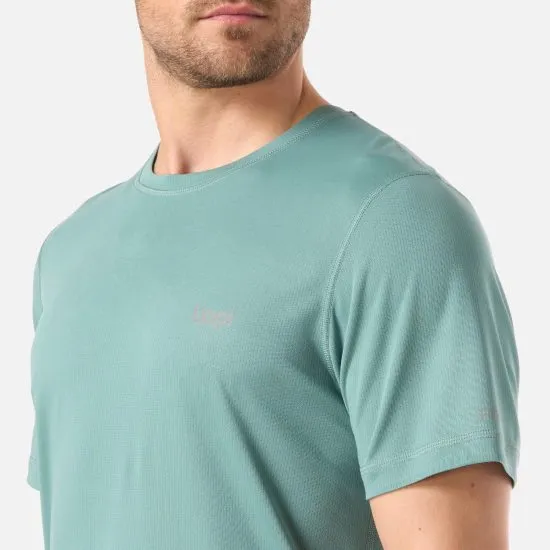 Polera Hombre M Core Q-Dry T-Shirt Turquesa Lippi - Imagen 5