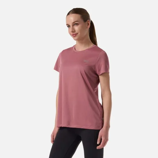 Polera Mujer W Core Q-Dry T-Shirt Rosa Oscuro Lippi - Imagen 4