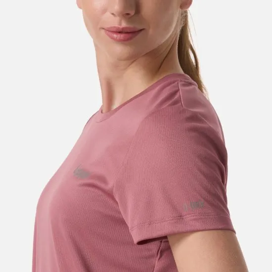 Polera Mujer W Core Q-Dry T-Shirt Rosa Oscuro Lippi - Imagen 6