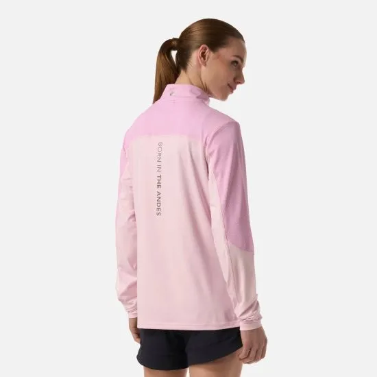 Poleron Mujer  Puerto Trucco 1/4 Zip Rosa Lippi - Imagen 3