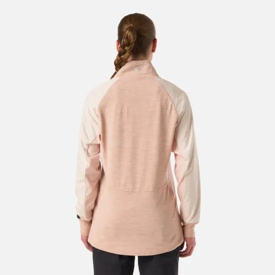 Poleron Mujer Egger 1/4 Zip Damasco Lippi - Imagen 3