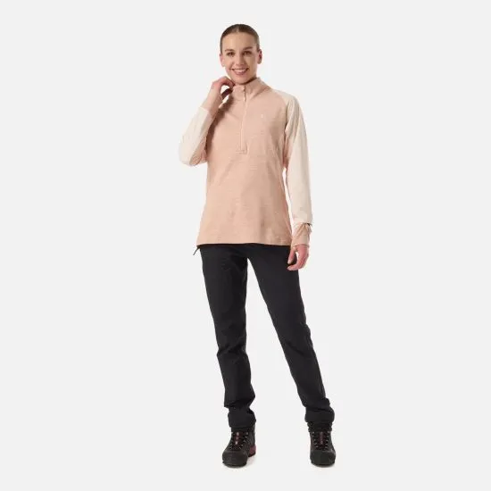 Poleron Mujer Egger 1/4 Zip Damasco Lippi - Imagen 6